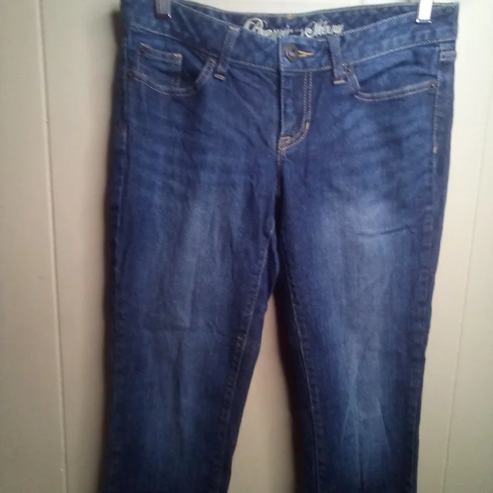 Gap Jeans 4 27 Premium Skinny Button Ankle Blue
